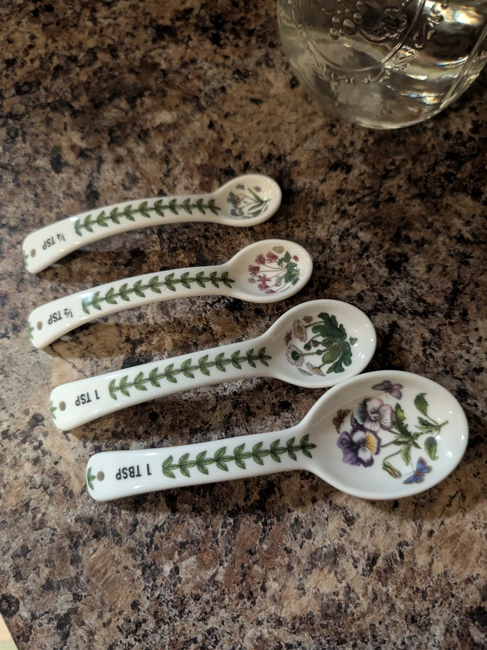 Portmeirion Botanic Garden White Ceramic Spoon Rest